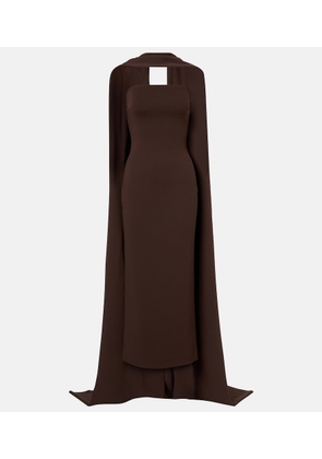 Solace London Martine scarf-detail cocktail dress