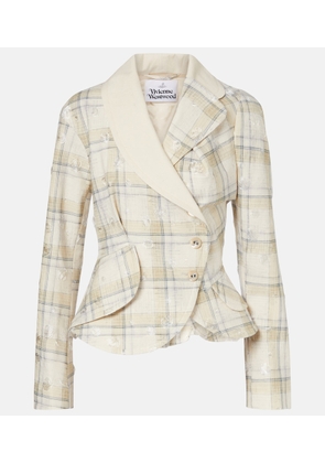 Vivienne Westwood Stormy tartan cotton-blend jacket