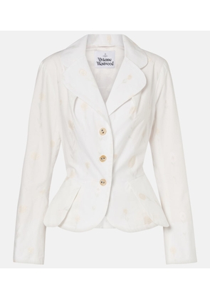 Vivienne Westwood Bettina floral cotton-blend blazer