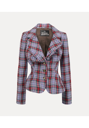 Vivienne Westwood Drunken Jacket Louth Tartan 42 Women