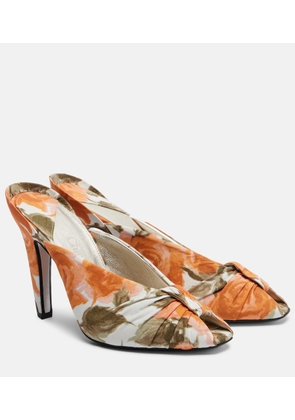 Chloe Suzie floral mules