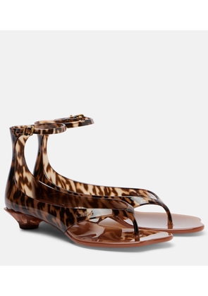 Chloe Chloe Jelly animal-print thong sandals