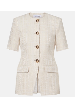 Veronica Beard Bodie cotton-blend tweed jacket