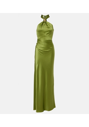 Veronica Beard Izaren silk-blend satin gown
