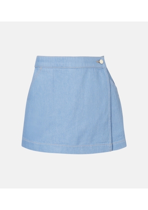 Veronica Beard Phineas denim skort