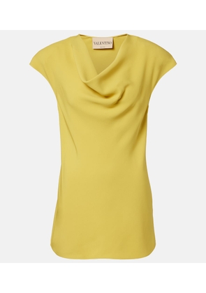 Valentino Cady Couture draped top