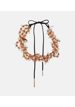 Dries Van Noten Embellished beaded necklace