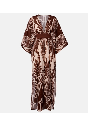 Poupette St Barth Sol printed cotton muslin kaftan