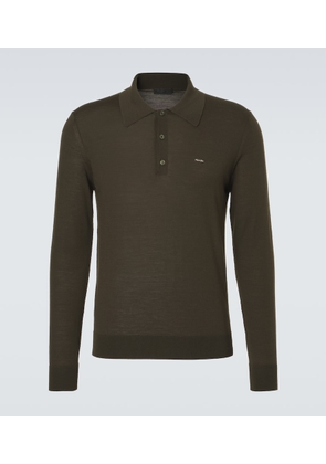 Prada Virgin wool polo sweater