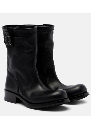 Prada Leather mid-calf boots