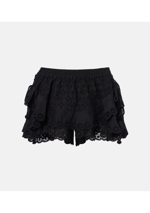 Isabel Marant Neis cotton and silk shorts