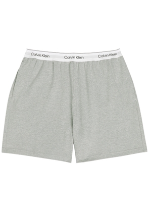 Calvin Klein Icon Logo Cotton Pyjama Shorts - Grey - XL