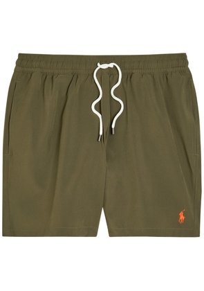 Polo Ralph Lauren Traveler Logo-embroidered Woven Swim Shorts - Tan - S