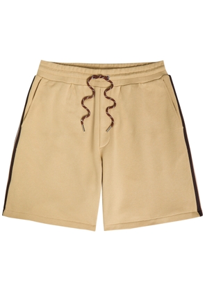 Moncler Striped Cotton Shorts - Beige - XL