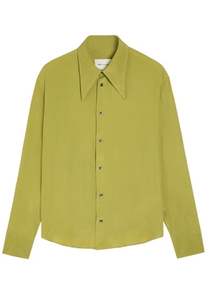 Ami Paris Woven Shirt - Light Green - L