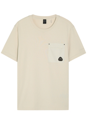 Moose Knuckles Dalon Logo Cotton T-shirt - Cream - S