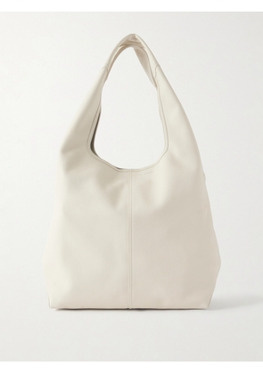 AMI PARIS - Etienne Leather Shoulder Bag - Cream - One size