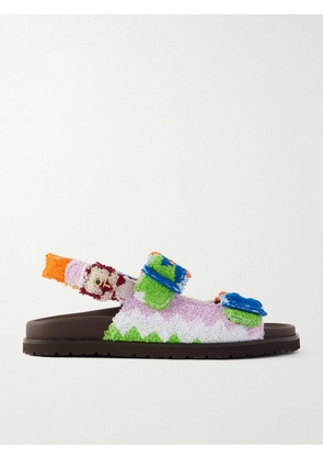 Missoni - Mia Striped Terry Sandals - Multi - IT35,IT36,IT37,IT38,IT39,IT40,IT41