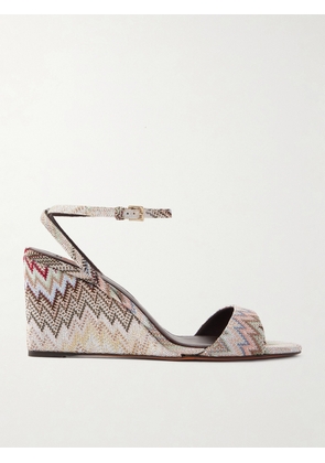 Missoni - Julie Striped Woven Sandals - Neutrals - IT36,IT37,IT38,IT39,IT40,IT41