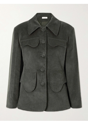 DESTREE - Tamara Cotton-blend Corduroy Blazer - Green - x small,small,medium,large