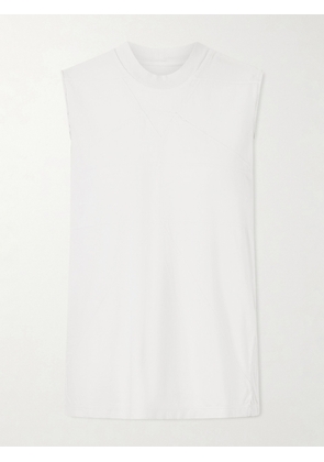Rick Owens - Paneled Cotton-jersey Tank Top - Off-white - IT38,IT40,IT42,IT44,IT46,IT48
