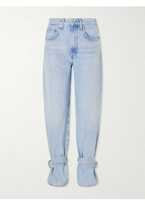 AGOLDE - Belted Straight-leg Jeans - Blue - 23,24,25,26,27,28,29,30,31,32