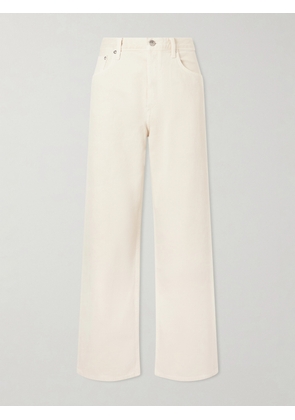 AGOLDE - Low Slung Baggy Organic Boyfriend Jeans - Off-white - 23,24,25,26,27,28,29,30,31,32