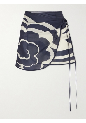 SIR. - Lilou Sarong Cotton Coverup - Blue - XS/S,M/L