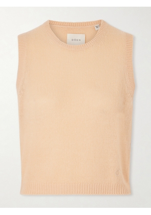 DÔEN - Louden Cashmere Vest - Orange - xx small,x small,small,medium,large,x large,xx large