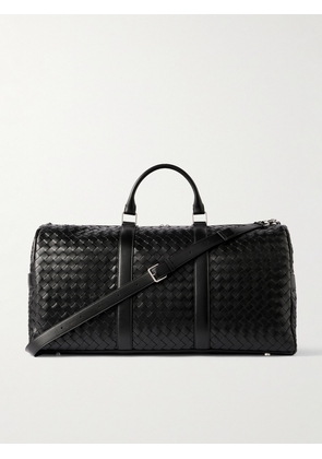Bottega Veneta - Intrecciato Leather Duffle Bag - Men - Black