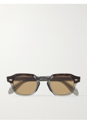 Cutler and Gross - Round-Frame Acetate and Silver-Tone Sunglasses - Men - Gray