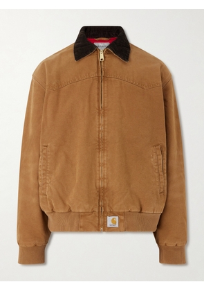 Carhartt WIP - OG Santa Fe Organic Cotton-Canvas Blouson Jacket - Men - Brown - XS