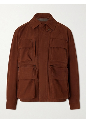 LEMAIRE - Reporter Nubuck Jacket - Men - Metallic - S
