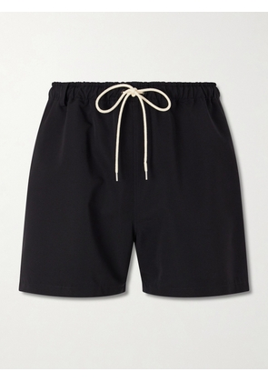 Auralee - Wool Drawstring Shorts - Men - Black - 3