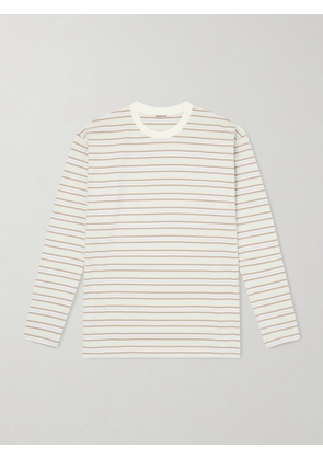 Auralee - Striped Cotton-Jersey T-Shirt - Men - Multi - 3