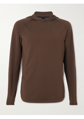 Lululemon - License to Train Stretch Recycled-Jersey Hoodie - Men - Brown - S