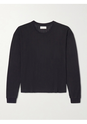 mfpen - Relaxed LS Organic Cotton T-Shirt - Men - Black - S