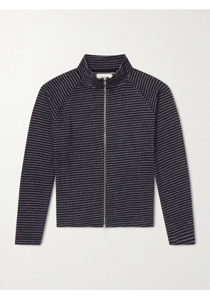 mfpen - Leisure Organic Cotton Zip-Up Sweater - Men - Black - S