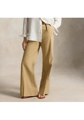 Stretch Cotton-Linen Beaton Trousers