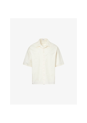 Mens Loewe Spread-Collar Cotton Shirt
