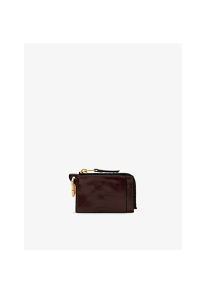 Womens Allsaints Remy Branded Leather Wallet