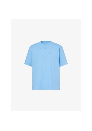 Mens Loewe Anagram Loose-Fit Cotton T-Shirt
