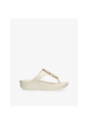 Womens Fitflop Lulu Marble Leather Sandals