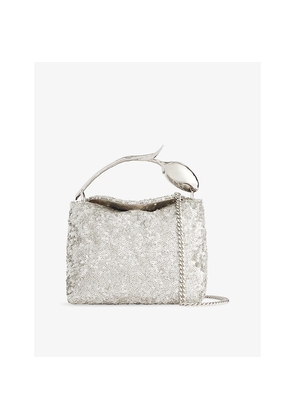 Womens Erdem Bloom Mini Sequin Handbag
