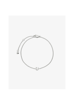 Womens Monica Vinader Initial U Sterling-Silver Bracelet