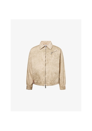 Mens Vivienne Westwood Piranha Zip-Up Denim Jacket