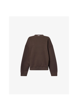 Womens Sisters & Seekers Seekers Classic Embroidered Cotton-Blend Sweatshirt