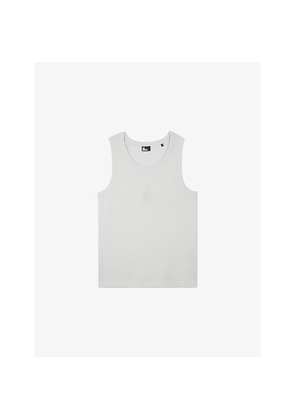 Mens The Kooples Sleeveless Round-Neck Stretch-Cotton T-Shirt