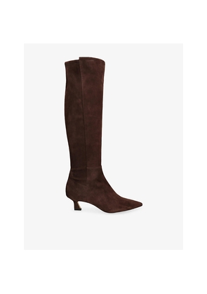 Womens Stuart Weitzman Vinnie 50 Leather Knee-High Boots