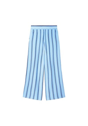 Striped palazzo pants